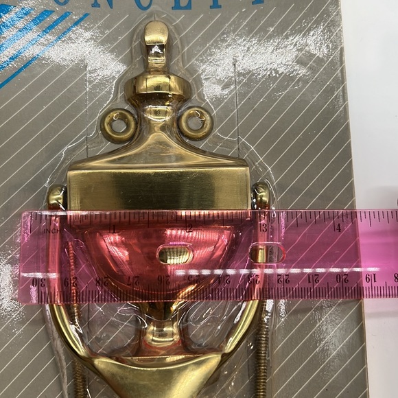 Vintage Taylor concepts solid brass new in package Victorian door knocker - Picture 4 of 4